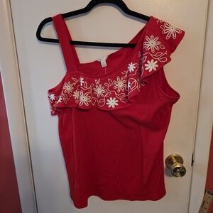 Cato Women's One-Shoulder Top Size XL NWT